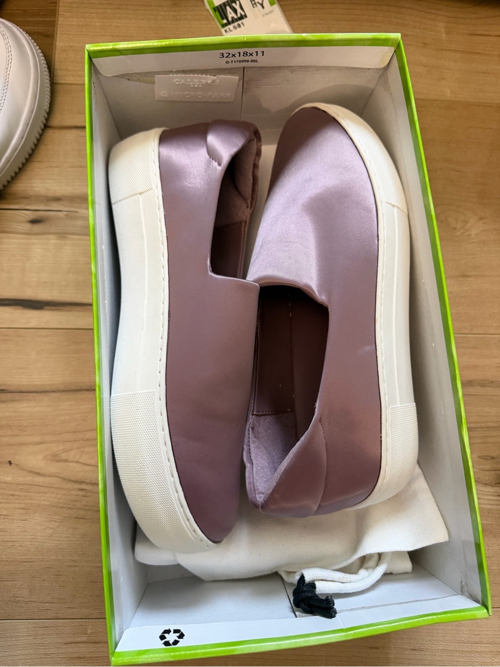 Alex and Ani Satin Slip-On Platform Mules in Mauve Pink